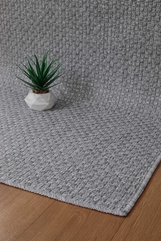 Premium Kalite Kaymaz Tabanlı Natura Doğal Yıkanabilir Yolluk Oturma Odası Balkon Mutfak Gri-102 Gri