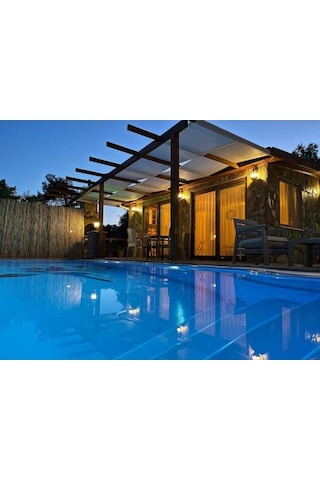 Morilu Bahçe Brandası - Yüzde 95Lik - Krem - Şeritli Halkalı