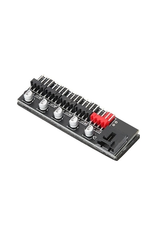 5 Port Fan Çoklayıcı Y Pwm 4989A Splitter 4 Pin Çoğaltıcı Hub Cpu