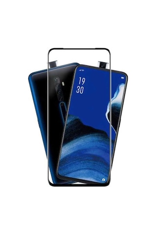 Ekılıf - Oppo Reno 2z Uyumlu - Ekran Koruyucu Davin 5d Cam Koruma - Şeffaf