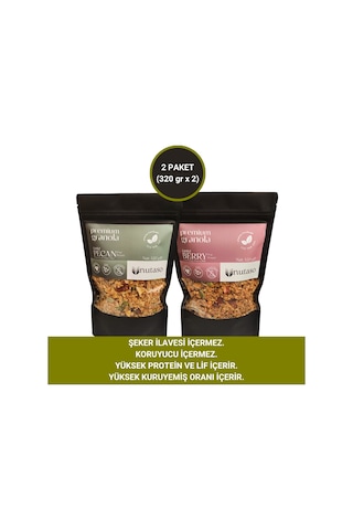 Nutaso Pecan Granola 320 G + Berry Granola 320 G