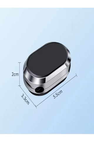 T-92 360 Dönebilen Zink Metal Çinko Alaşımlı Manyetik Araç İçi C