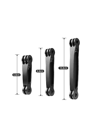 Gopro, Insta360, Djı Ve Diğer Aksiyon Kameraları İçin Ortak Alüminyum Uzatma Kolu Kavrama Genişletici, Uzunluk: 6.8cm Diğer