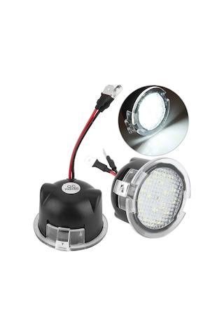 Springsun Ford F-150/edge/mondeo Led Ayna Puddle Işığı, Sağ-sol Çift, Direk Değişim, Plug&play, 1.8w, 18 Led, Uyumlu Modeller