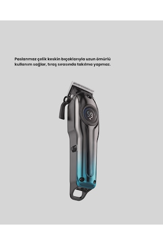 Güçlü Motorlu Paslanmaz Çelik Bıçaklı Saç Kesim Makinesi 1 - 2 Saat
