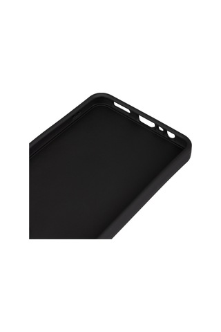 Realme Note 60 Kılıf Biye Silikon - Siyah Siyah Siyah