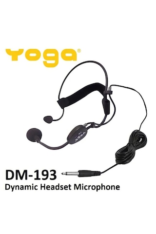 Yoga Dm-193 Kafa Mikrofonu - Porofesyonel Kalite Ses İletimi