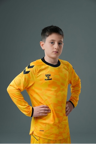 Hummel Line Kaleci Tek Üst Forma Sarı Çocuk