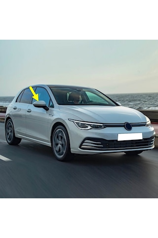Vw Golf 8 2020-2024 Sağ Dış Ayna Üst Kapağı Kapak 5h0857538