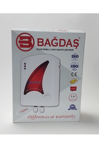 Bağdaş Elektrikli Lüks Banyo Şofbeni