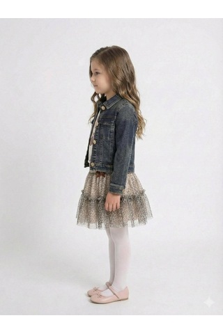Xo Kids Kız Çocuk Etek Takmı 6-36 Ay 3190 Mavi