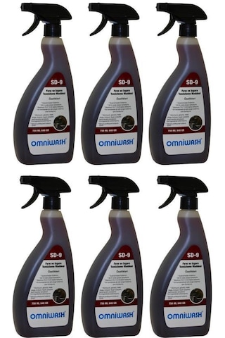 Omniwash Sd-9 750ml Yağ Sökücü Fırın Ve Izgara Temizleme Maddesi 6 Adet