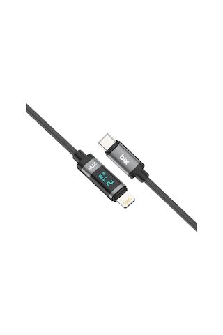 Bix BX06CL Type-C To Lightning 27 W Led Ekranlı Şarj Data Kablosu