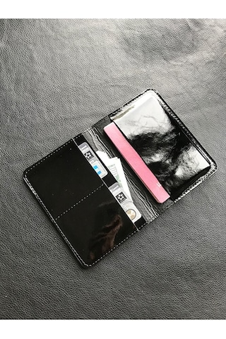 Vip Gift Voyager Rockstar Hakiki Deri Pasaport Kılıfı Pasaportluk Lacivert