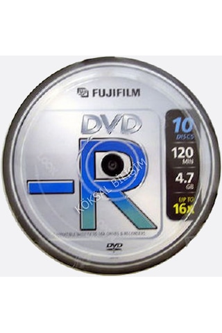 Boş Dvd Fujifilm Dvd-R 16X 4.7 Gb 10 Adet Boş Dvd Fujifilm Dvd-R 16X 4.7 Gb 10 Adet