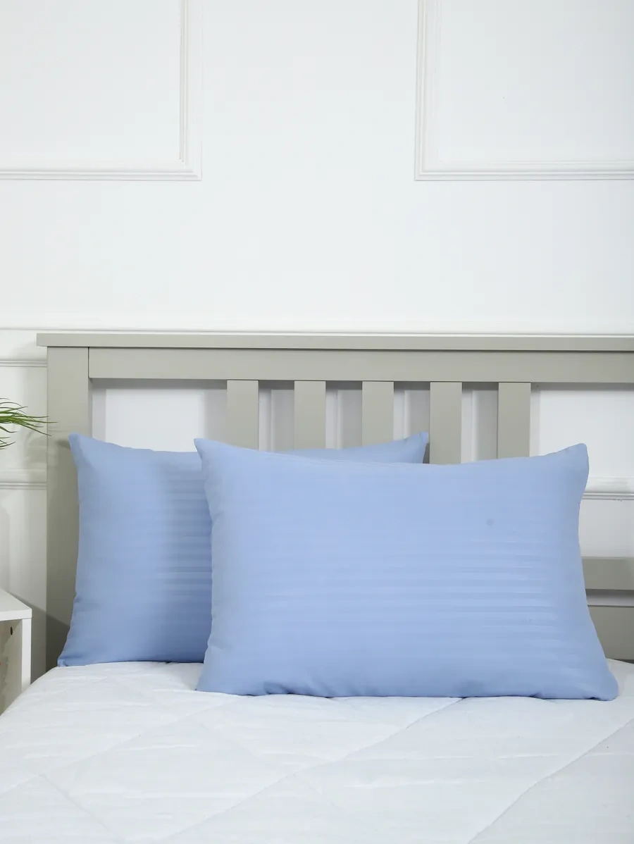 Inteteks Fermuarlı 50x70 2 Adet Çizgili Polısaten Yastık Kılıfları 249068195 Lavanta