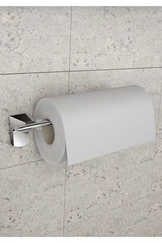 Krom Lux 5 Li Banyo Seti Wc Kağıtlık,bornozluk,uzun Havluluk Gümüş