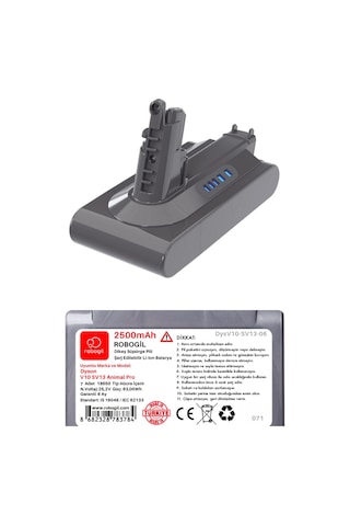 V10 Sv13 Animal Pro 2500mah Uyumlu Pil Paketi / Bataryası Dysv10-sv13-06