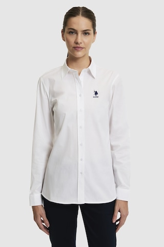 U.S. Polo Assn. U.s. Polo Assn. Kadın Beyaz Gömlek Basic 50320205-vr013