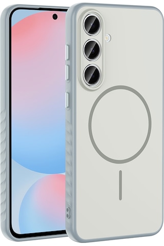 Teleplus Samsung Galaxy Uyumlu S24 Fe Kılıf Manyetik Şarj Özellikli Tea Olid Kapak