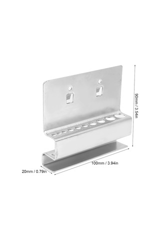 Moveevo Çelik Çinko Kaplı 100mmli Açma Anahtarı Ve Matkap Ucu Depolama Rafı - Atölye Araçlarını Sınıflandırma Ve Düzenleme Tabanı