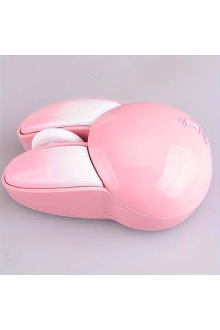 Besthome1 Kablosuz Sessiz Pippi Tavşan Fare Füme Rengi Diğer