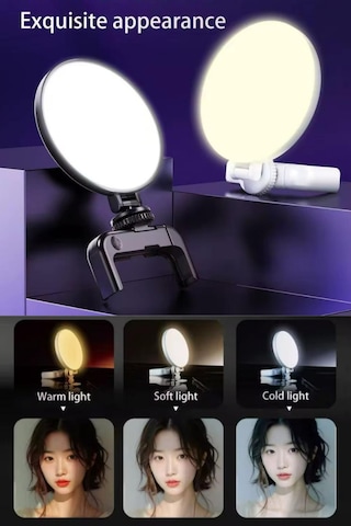 Led Işık Çok Amaçlı 3 Işık Modu Led Video Işığı Telefon Kamera Profesyonel Aydınlatma Selfie Işık