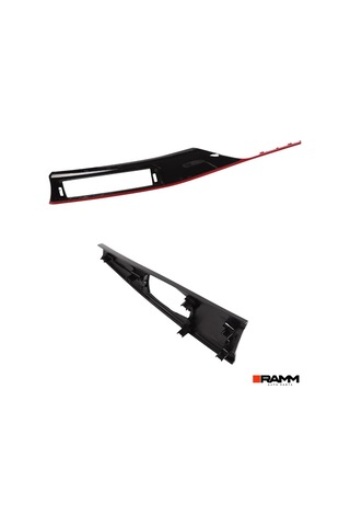 Bmw 3 Serisi F30 2013-2018 Sport Ön Göğüs - Kapı Kolları - Vites Çevresi Kaplama Seti - 7 Parça Set