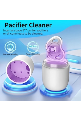 Willowhaven Beyaz Taşınabilir Mini Uv Emzik Temizleme Kutusu Seyahat Çok Yüzeyli Sterilizasyon