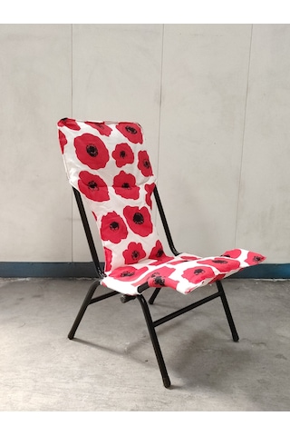 Yapa-Yavuzpaşalar Katlanan Şezlong Sandalye -- Siyah Iskeletli, Polyester Kumaş (539725443) Siyah