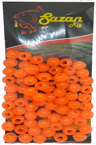 SAZAN RİG KIRMIZI YUVARLAK BONCUK 9 MM ( GENİŞ DELİK)