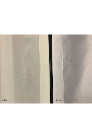 Taç Lüx Güneşlik Perde Atlas Saten Özel Ölçü Dikim