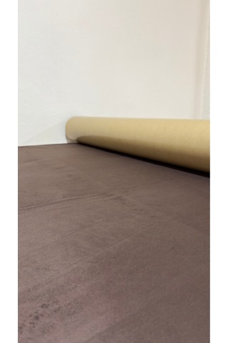 Kendinden Yapışkanlı Alkantara Süet Suni Deri 100 X 150 - Kahverengi Kahverengi