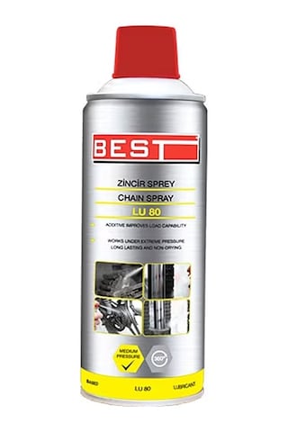 Best Lu-80 Sprey Bisiklet Zincir Yağlayıcı 400 ML Çok Renkli
