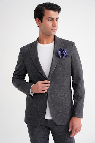 C 701 Ceket Regular Fit Siyah-1 Siyah