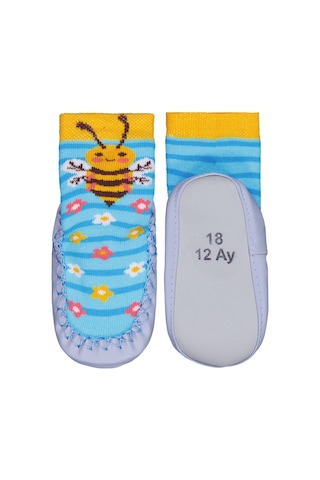 Civil Baby Arı Bebek Kız Havlu Çarık Çorap - Standart