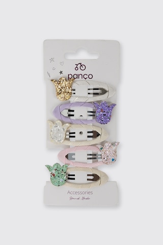 Panço Kız Çocuk Çıtçıt Toka Seti Çok Renkli 2522GK09007