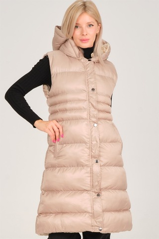 Dewberry Bayan Yelek Z6757 Bej