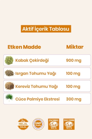 Kabak Çekirdeği Yağı Yumuşak Kapsül
