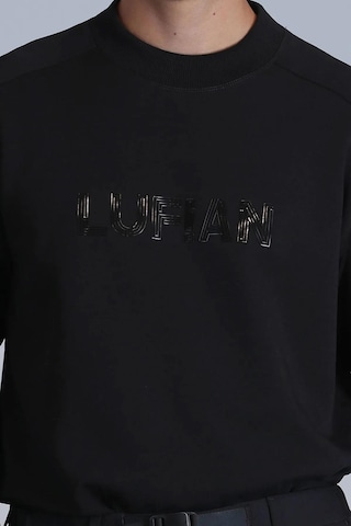 Lufian Luther Erkek Sweatshirt Siyah 001