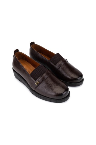 Tamer Tanca Kadın Hakiki Deri Kahverengi Casual Ayakkabı 1095 Sz504 Bn Ayk Sk25-26 Kahve Fltr Kahverengi