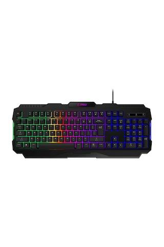 Msı Forge GK100 TR RGB Mekanik Hisli Oyuncu Q Klavye