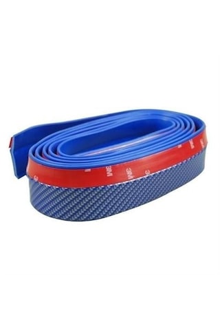 Buffer Mavi 2,5 Metre Araba Oto Ön Tampon Koruyucu Kauçuk Pratik Tampon Şerit Bant Döşeme Kiti