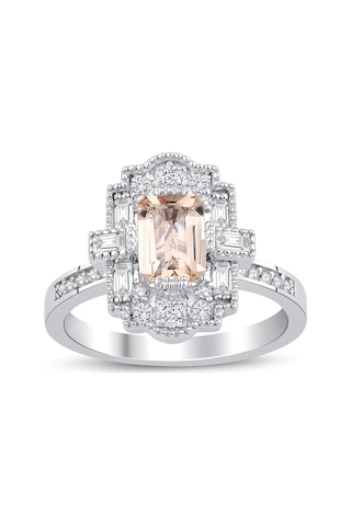 Pırlanta Tasarım Morganite Yüzük