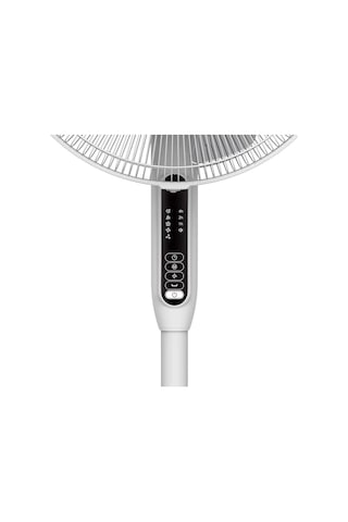 Goodhome 40 Cm Ayaklı Vantilatör, 3 Hız Kademeli, 7 Saat Zamanlayıcılı, Uzaktan Kumandalı, Beyaz