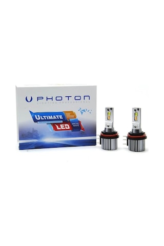 Photon Ultimate H15 Turuncu Gündüz Ledli Fansız Led Ampul 6000k Beyaz Uzun Far 12v-24v