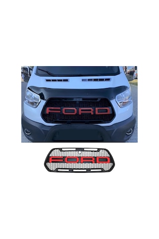 Ford Transit 2014-2018 Model Uyumlu Raptor Kırmızı Ford Yazılı Panjur