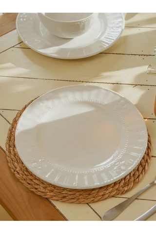 Sl Home 2 Parçalık "vintage" Servis Tabağı Seti D 27 Cm 262390390 Beyaz