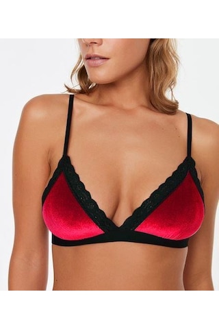 Deep Secret Yılbaşı Kırmızı Kadife Bralet Ds200111br Siyah