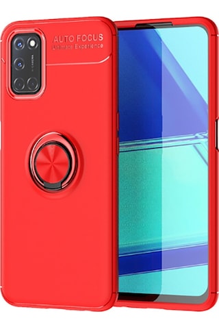 Oppo Reno A92 Kılıf Yüzüklü Magnetli Ravel Case